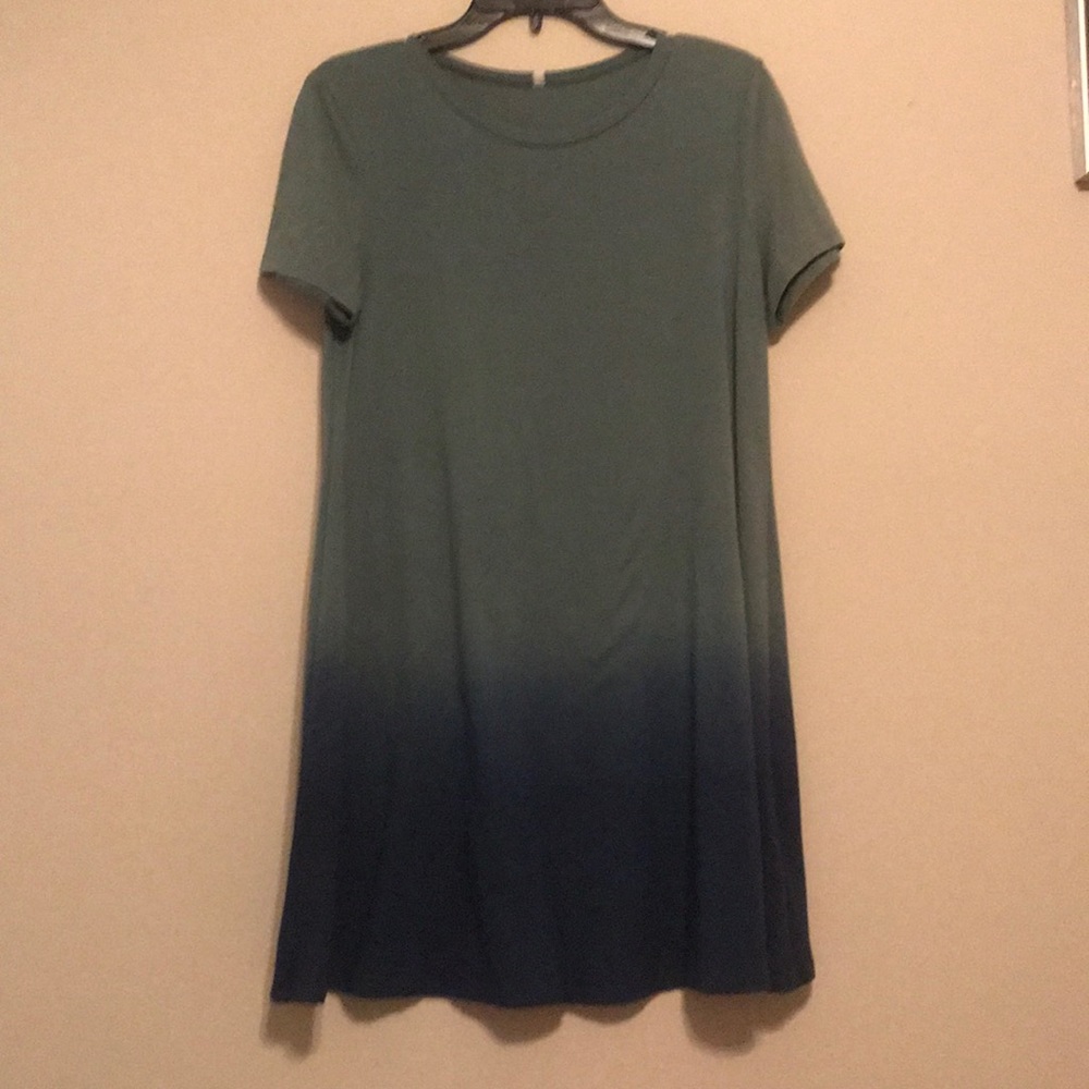 Ombré T-shirt dress